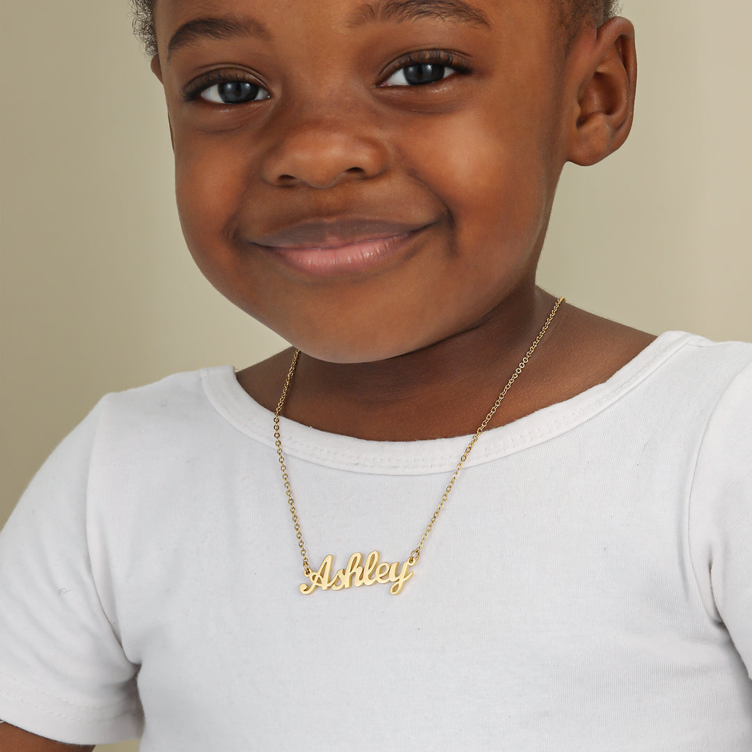 Kids Custom Name Necklace | Necklaces by DORADO