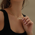 Iced Name Necklace w/ Cuban Chain | Necklaces by DORADO