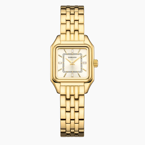 DORADO Satin Square Watch - Gold | Watch by DORADO