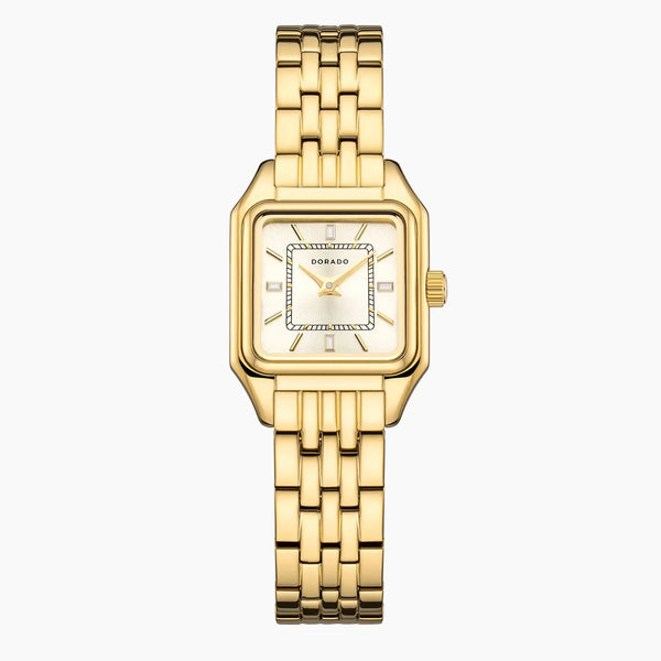 DORADO Satin Square Watch - Gold | Watch by DORADO