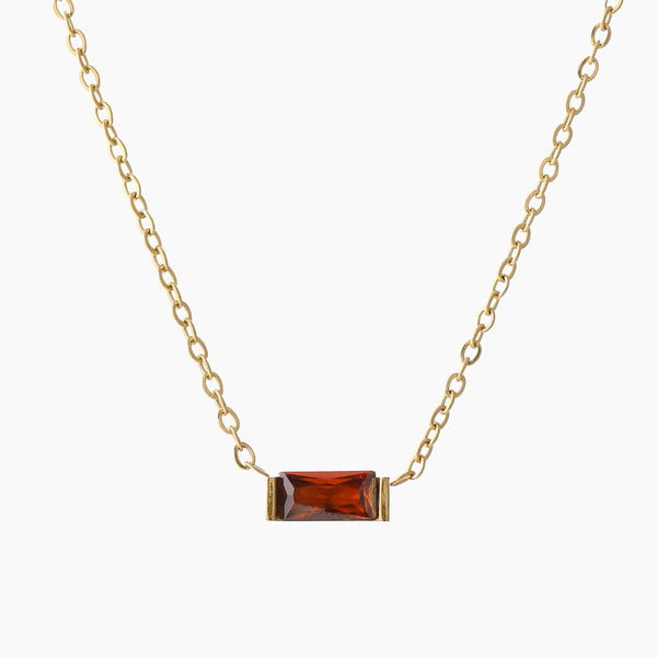 Birthstone Crystal Necklace | Necklaces by DORADO