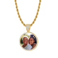 Kids Iced Photo Pendant w/ Rope Chain | Necklaces by DORADO
