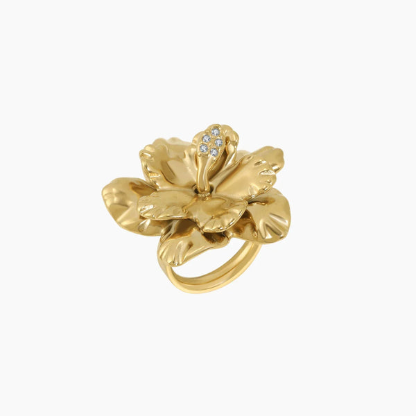 Hibiscus Petal Ring | by DORADO