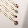 Kids Iced Photo Pendant w/ Rope Chain | Necklaces by DORADO