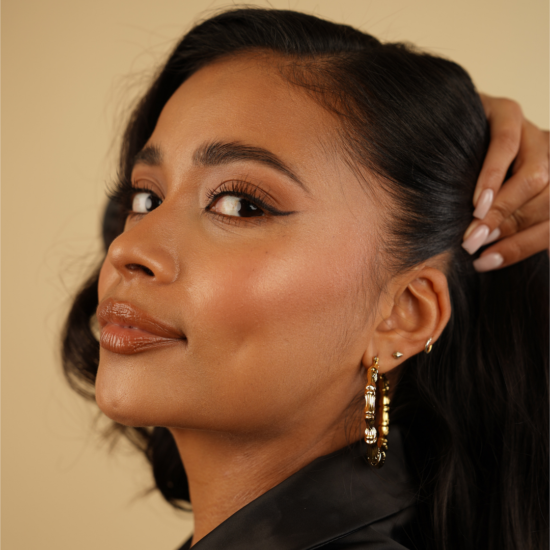 Bamboo Hoop Earrings | Dorado Fashion