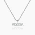 Iced Arial Name Chain | Dorado Fashion