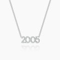 Iced Year Necklace w/ Cuban Chain | Dorado Fashion