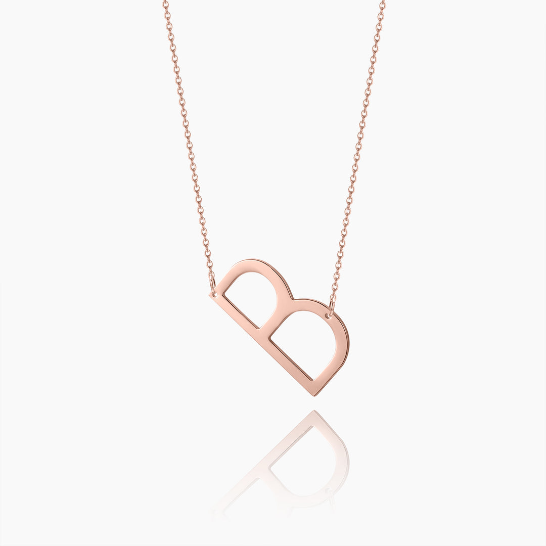 Large Letter Necklace | Dorado Fashion