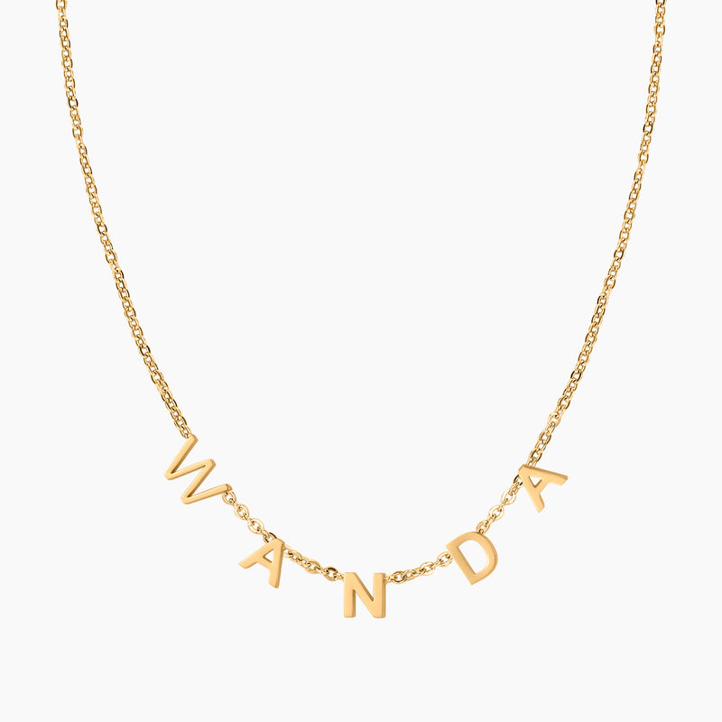Custom Letter Necklace | Dorado Fashion