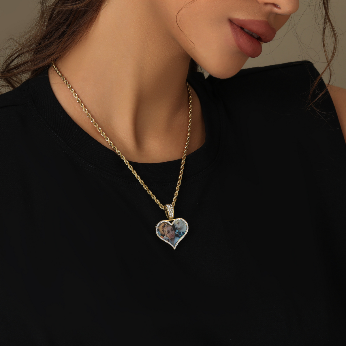 Personalized Photo Pendant Necklaces at DORADO
