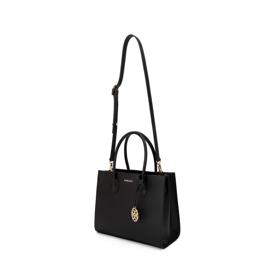 Vastella Tote Bag - Black | Handbags by DORADO