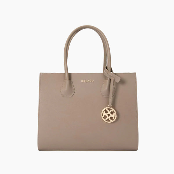 Vastella Tote Bag - Taupe | Handbags by DORADO