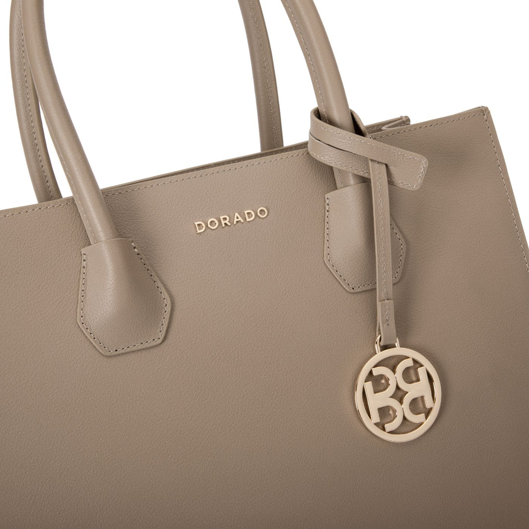 Vastella Tote Bag - Taupe | Handbags by DORADO