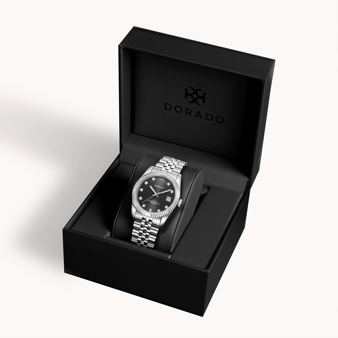 DORADO Silver Timeless Watch - Black | Watch by DORADO