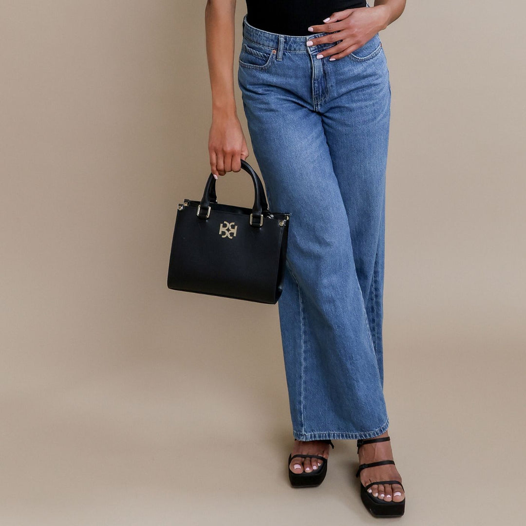 Luna Tote Bag - Black | Handbags by DORADO