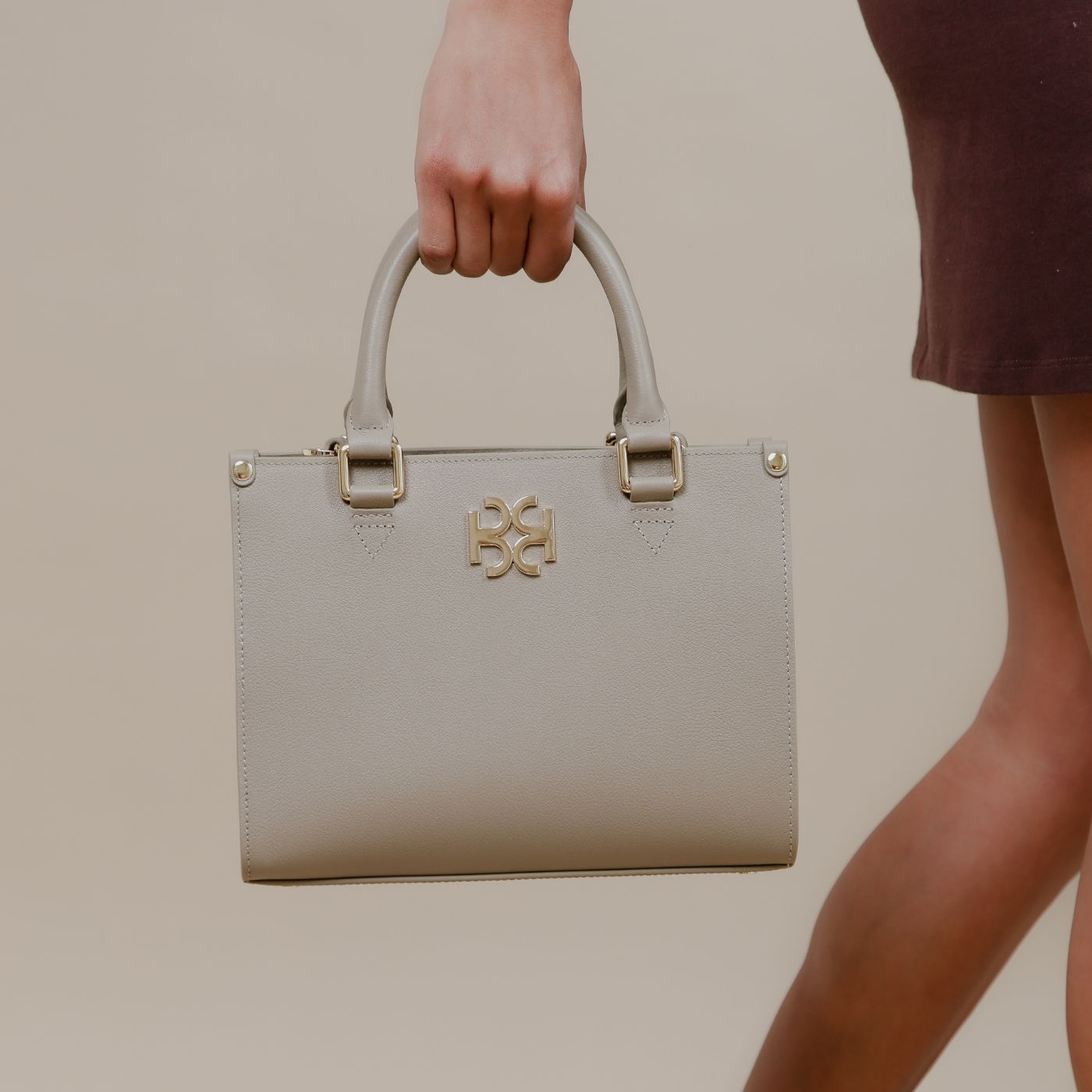 Luna Tote Bag - Taupe | Handbags by DORADO