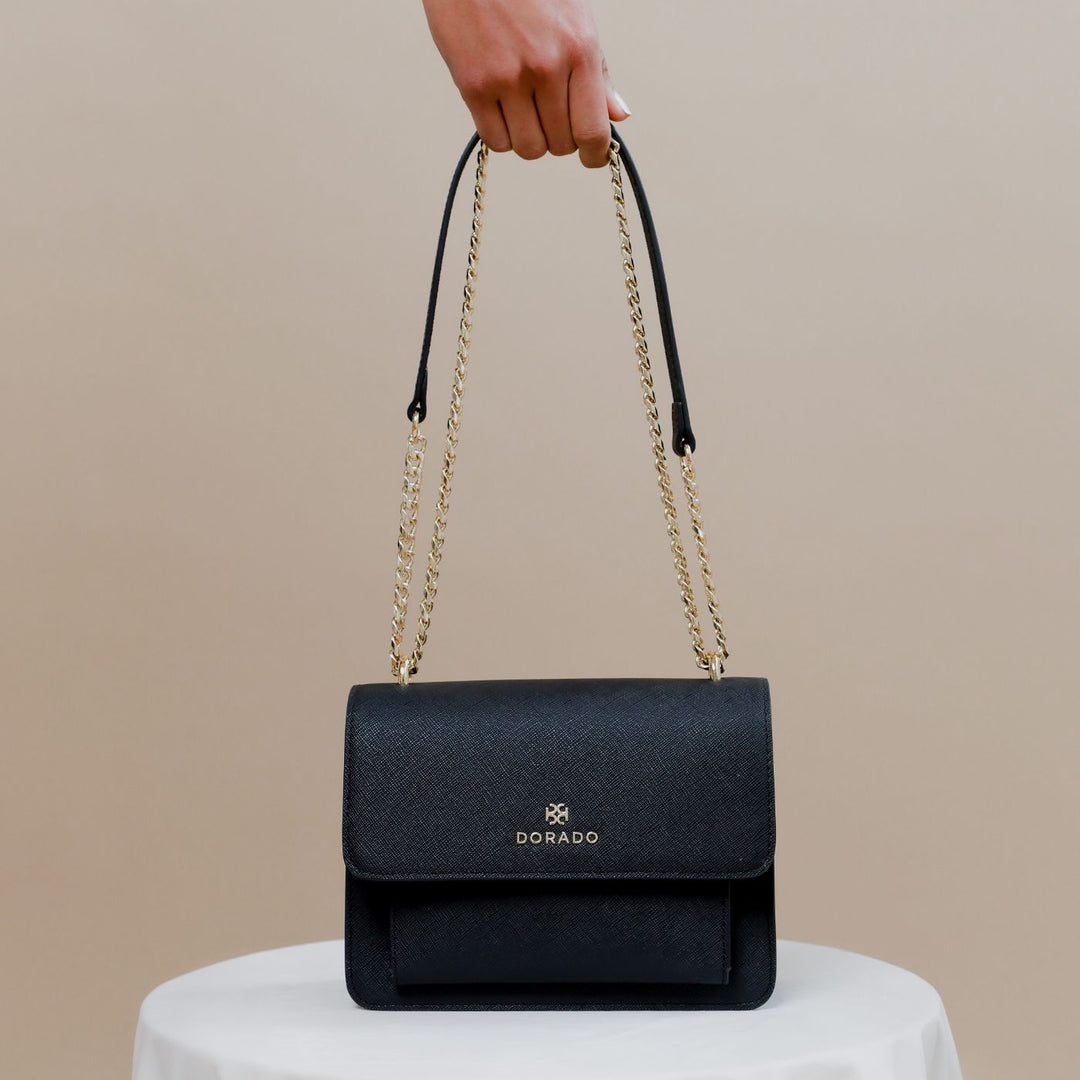 Sorella Crossbody Bag - Black | Handbags by DORADO