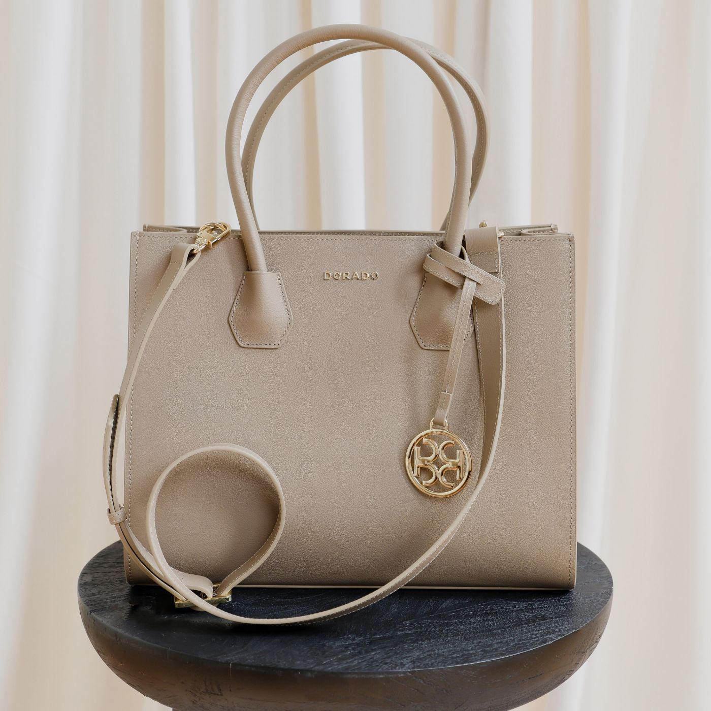 Vastella Tote Bag - Taupe | Handbags by DORADO