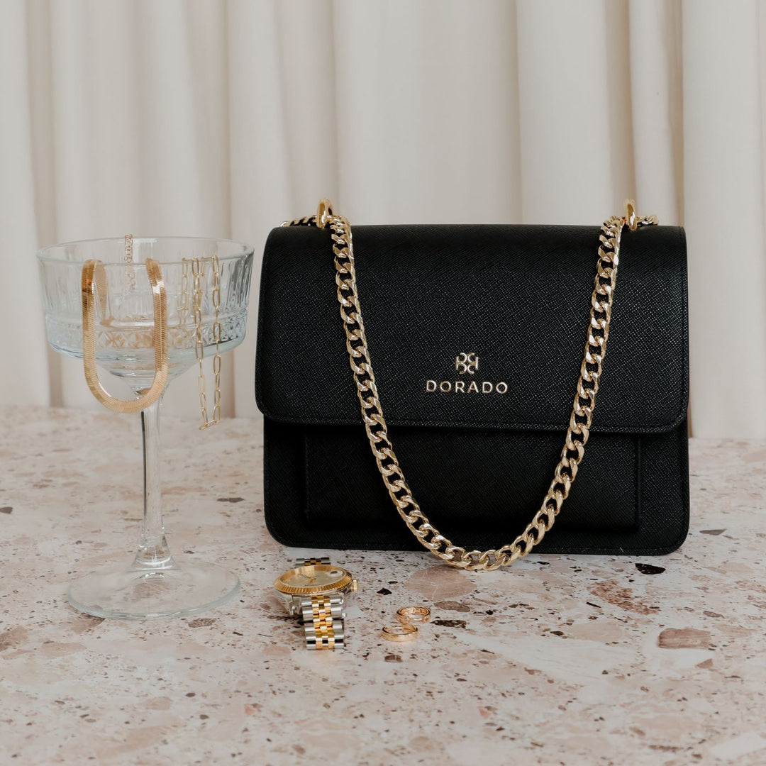 Sorella Crossbody Bag - Black | Handbags by DORADO