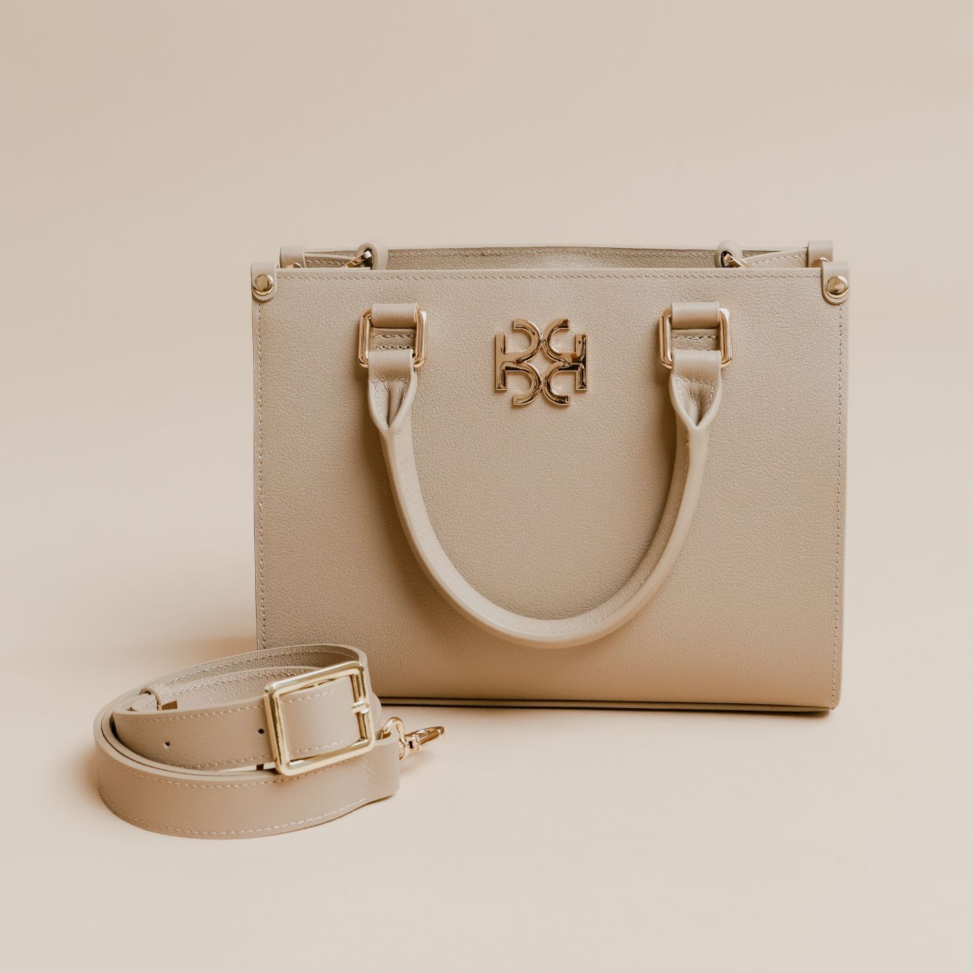 Luna Tote Bag - Taupe | Handbags by DORADO