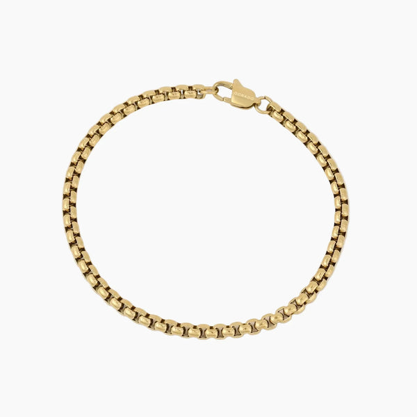 Box Chain Bracelet - 4mm | DORADO