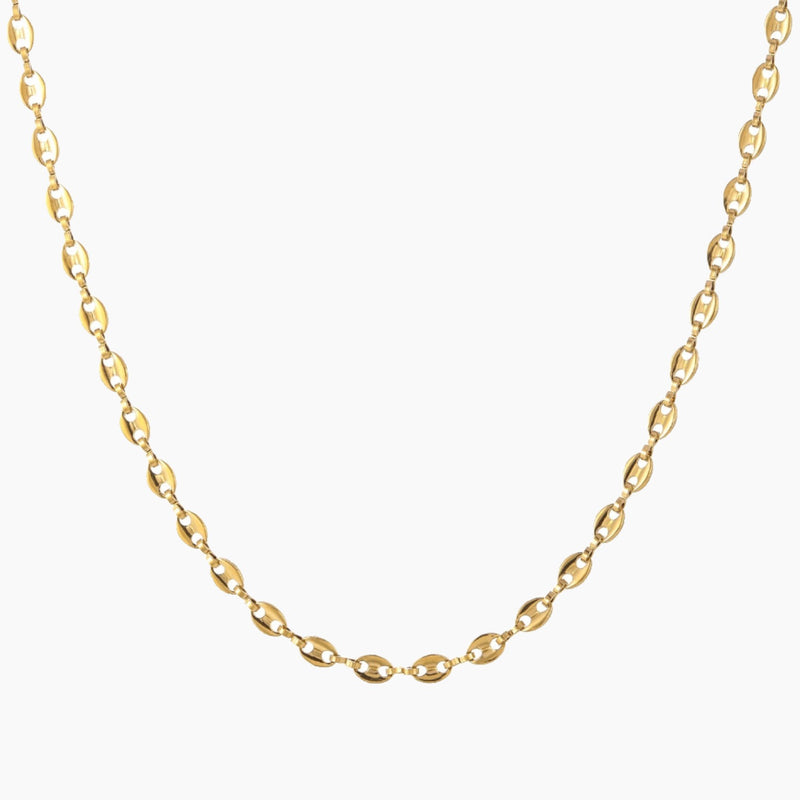 Coffee Bean Chain - 6mm | Necklaces by DORADO