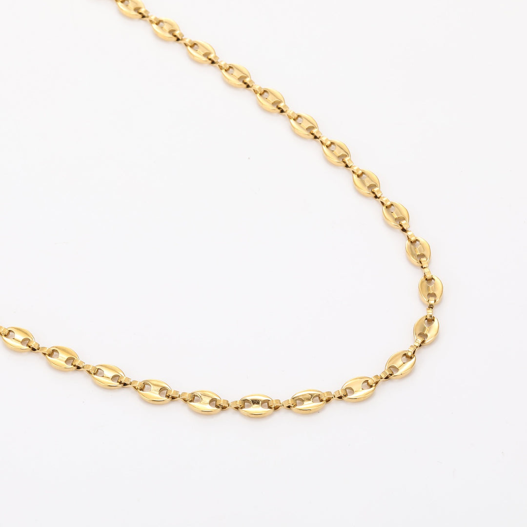 Coffee Bean Chain - 6mm | Necklaces by DORADO