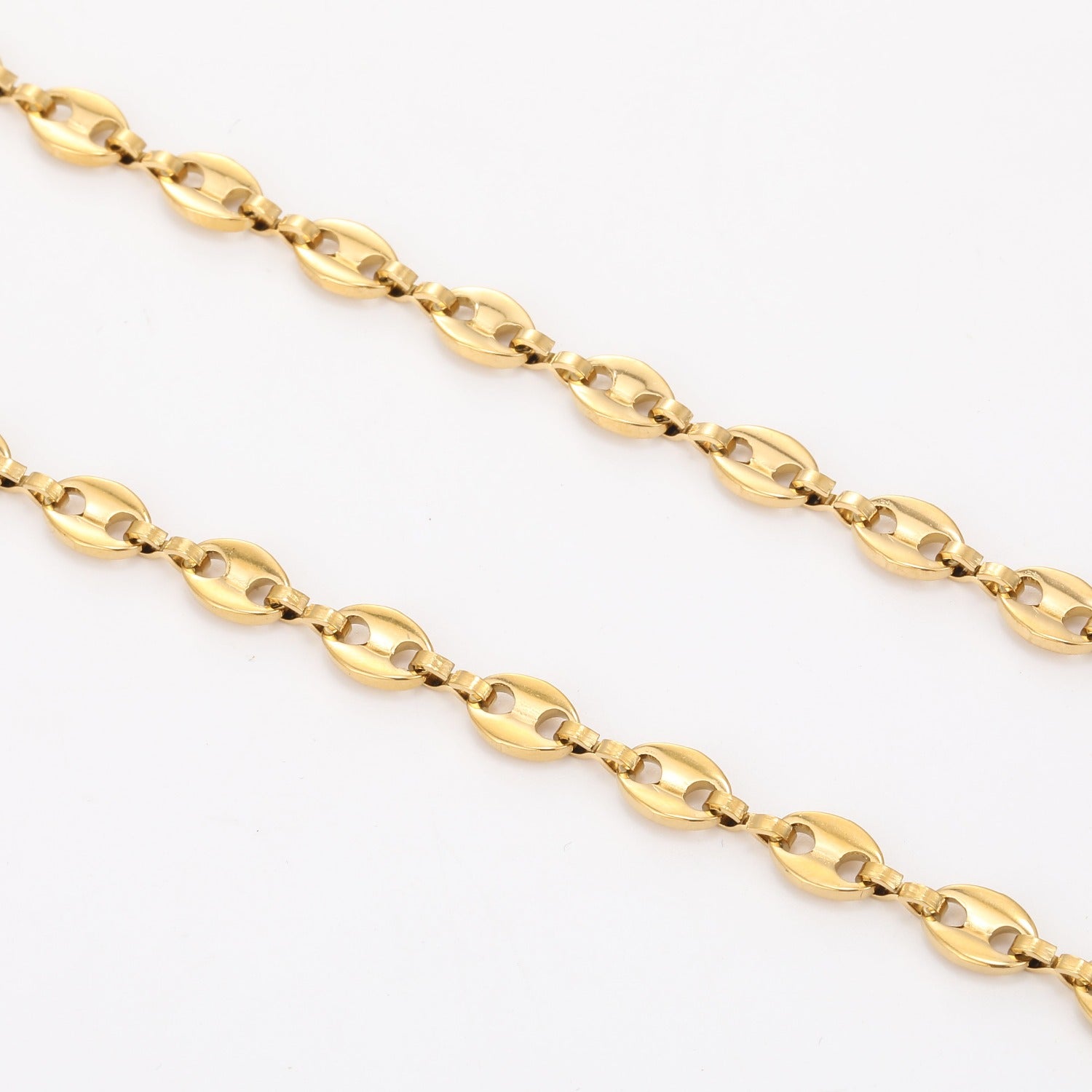 Coffee Bean Chain - 6mm | Necklaces by DORADO