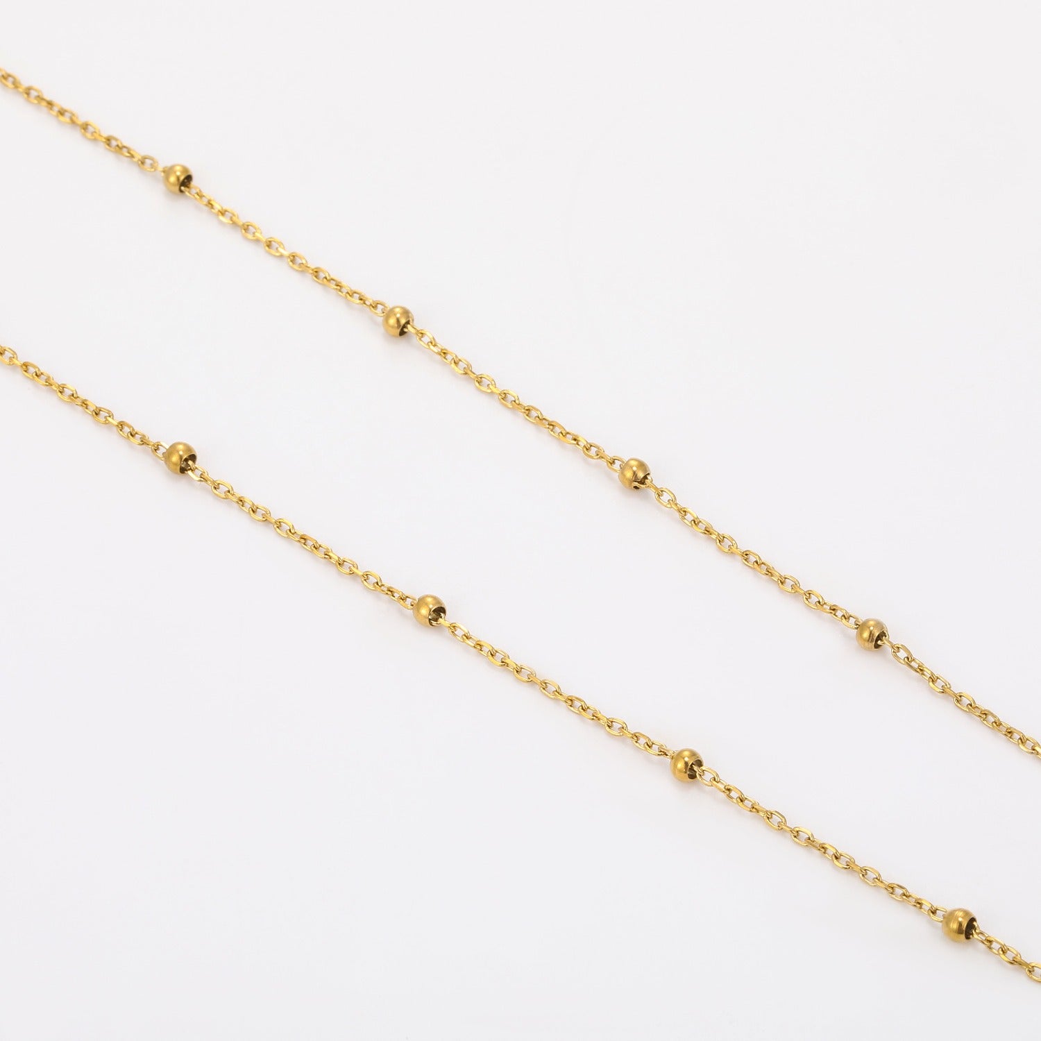 Heart Pendant Necklace w/ Satellite Chain | Necklaces by DORADO