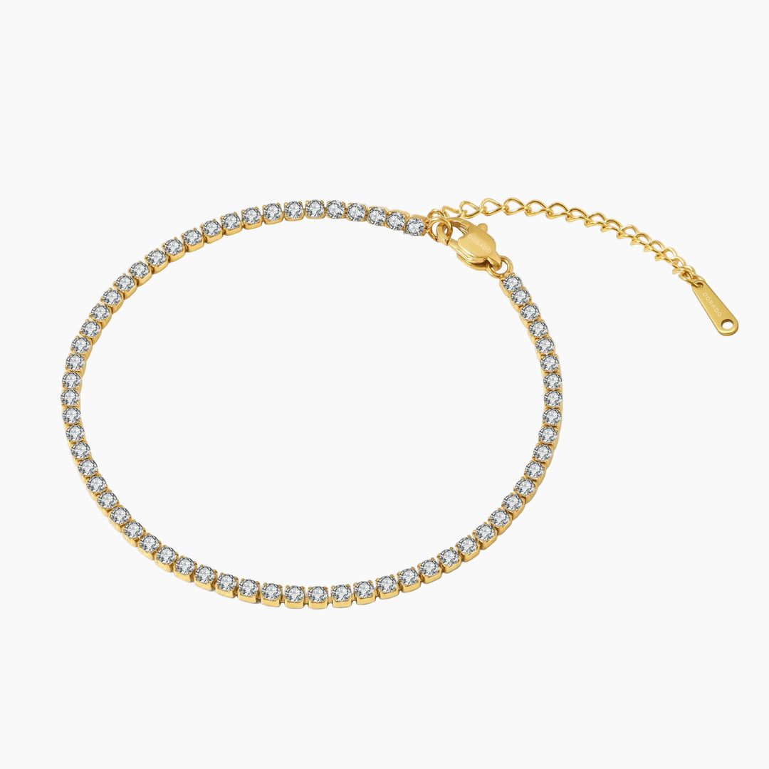 Tennis Anklet - 2mm | Anklets by DORADO