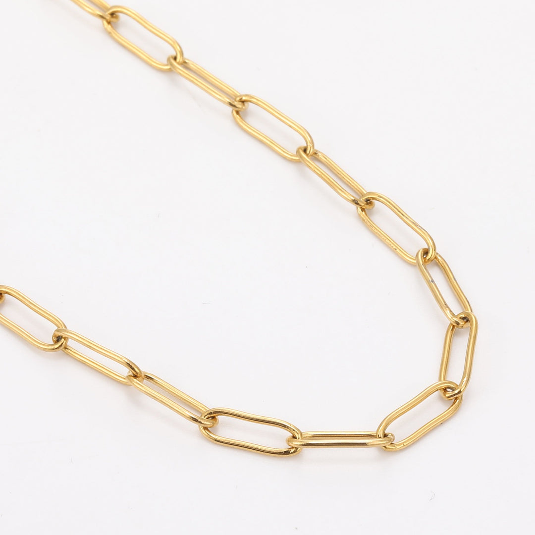 Paper Clip Bracelet - 4mm | Bracelet by DORADO