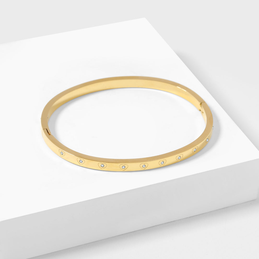 Crystal Bangle Bracelet | Bracelets by DORADO