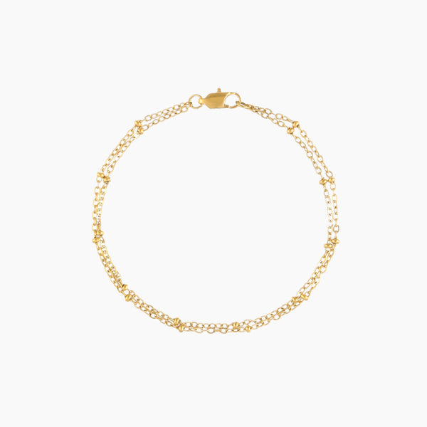 Double Satellite Chain Bracelet | Bracelets by DORADO