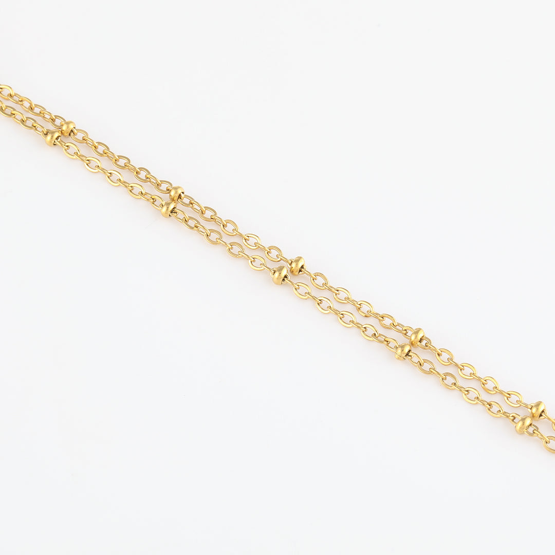 Double Satellite Chain Bracelet | Bracelets by DORADO