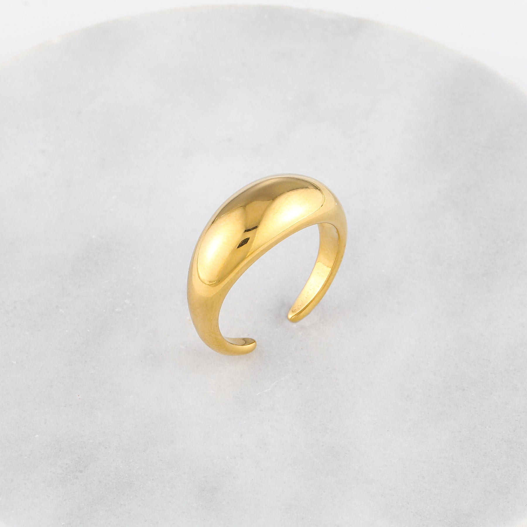 Slim Bold Dome Ring | Rings by DORADO