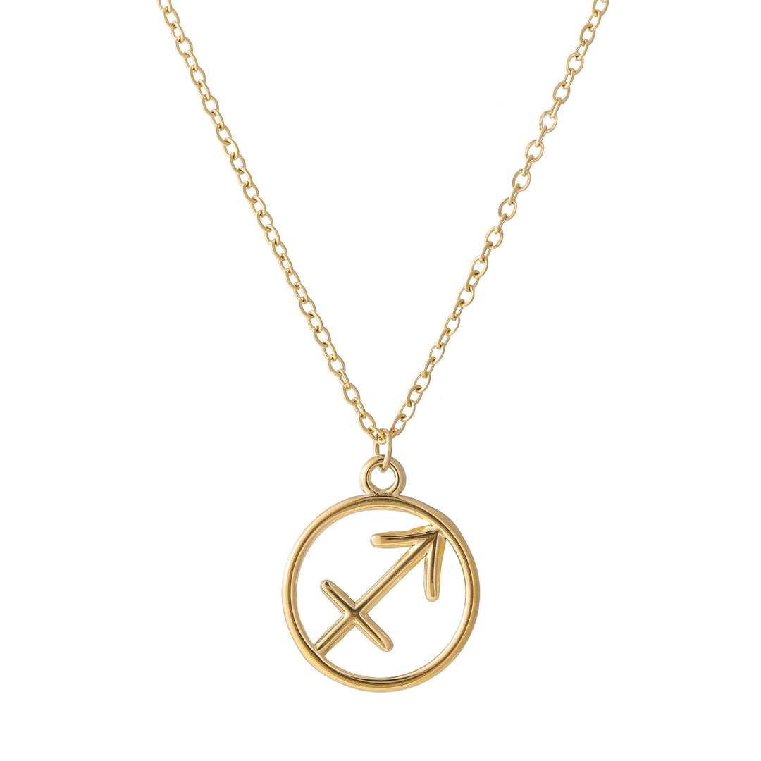 Zodiac Sign Pendant Necklace | Necklaces by DORADO