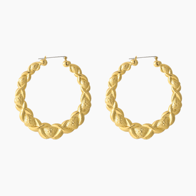 XOXO Hoop Earrings