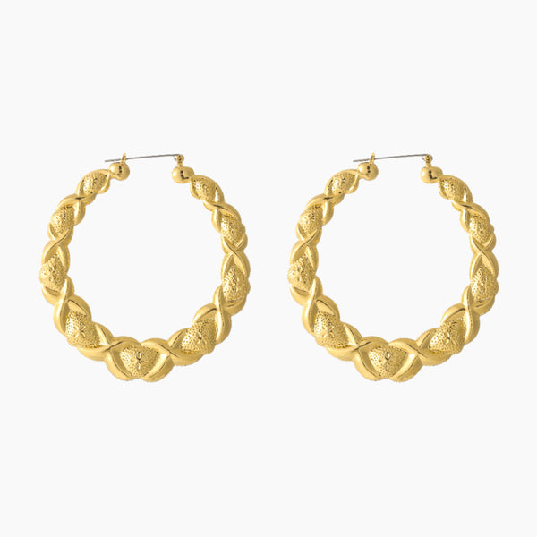 XOXO Hoop Earrings | Earrings by DORADO