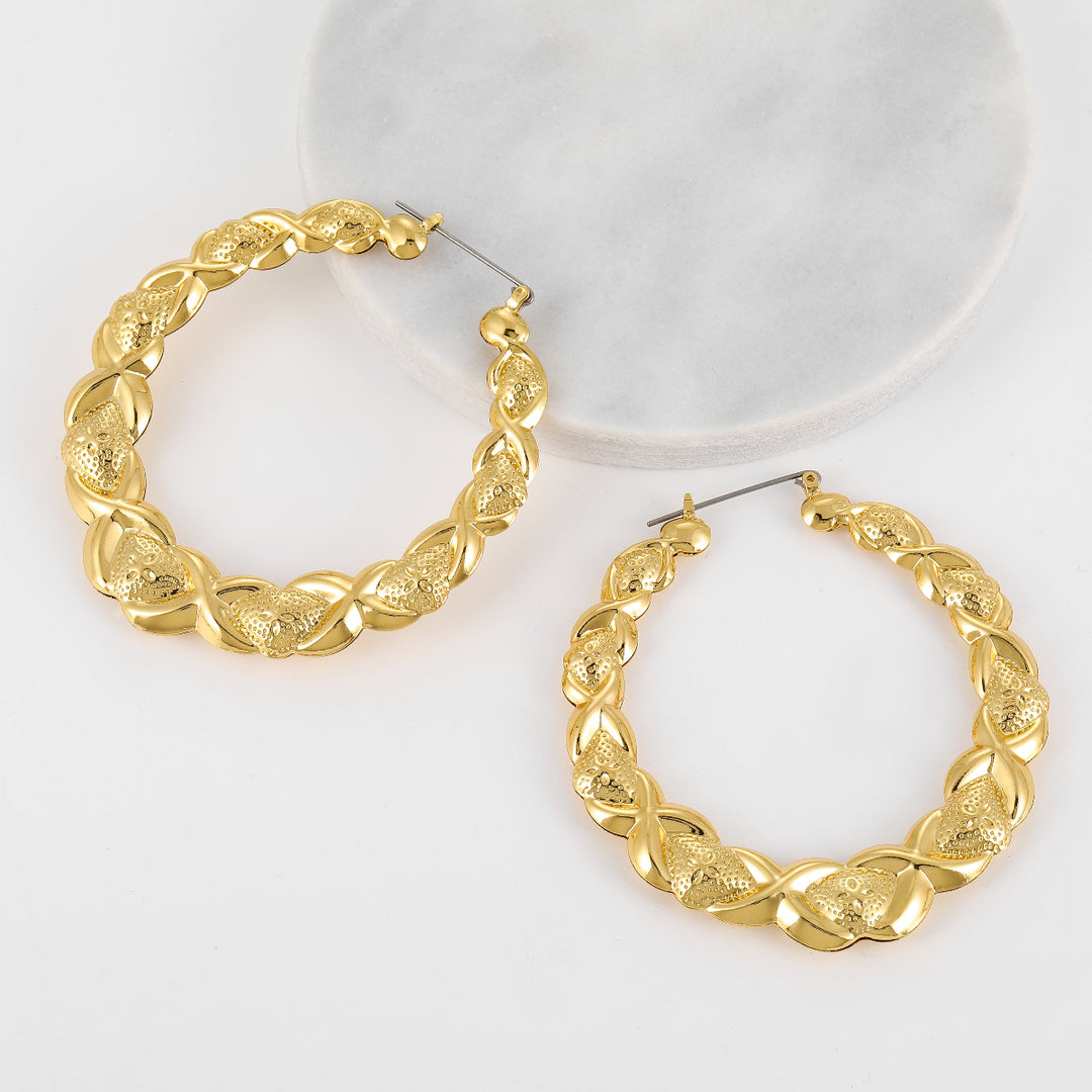 XOXO Hoop Earrings | Earrings by DORADO