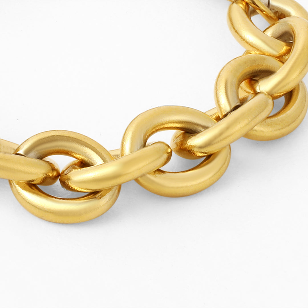 Chunky Rolo Chain Bracelet | Bracelets by DORADO