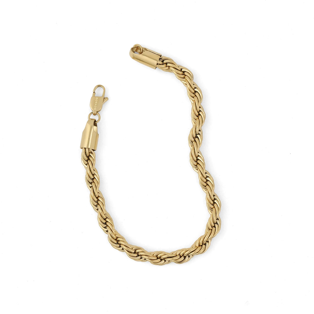 Mens Rope Chain Bracelet - 6mm