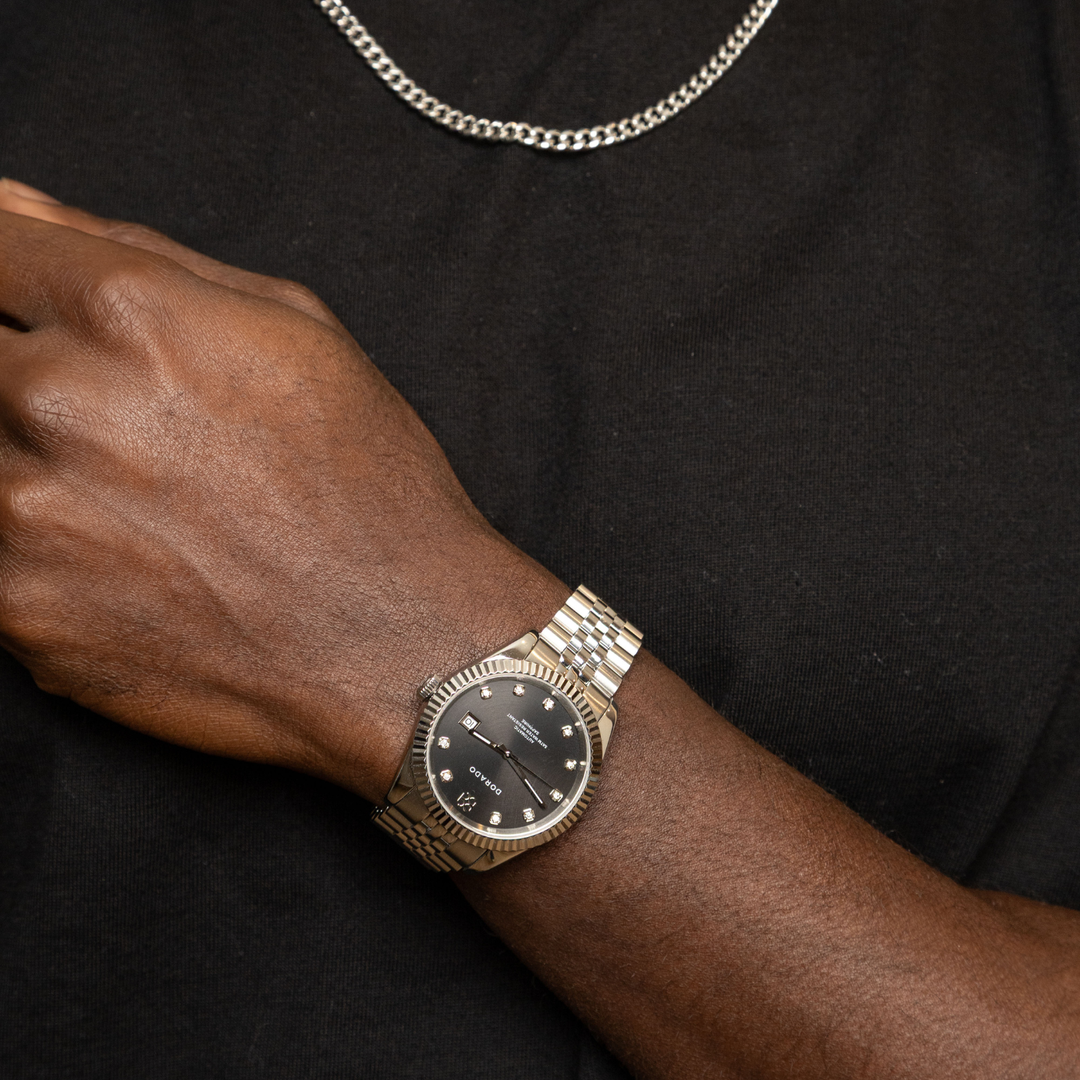 DORADO Silver Timeless Watch - Black | Watch by DORADO
