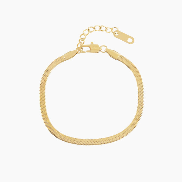 Herringbone Bracelet - 4mm | Bracelets by DORADO