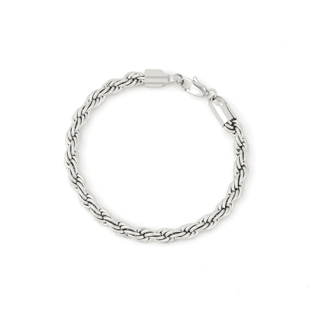 Mens Rope Chain Bracelet - 6mm