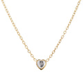 Heart Birthstone Necklace