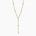 Bezel Stone Drop Necklace | Necklaces by DORADO