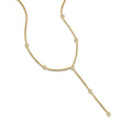 Bezel Stone Drop Necklace | Necklaces by DORADO