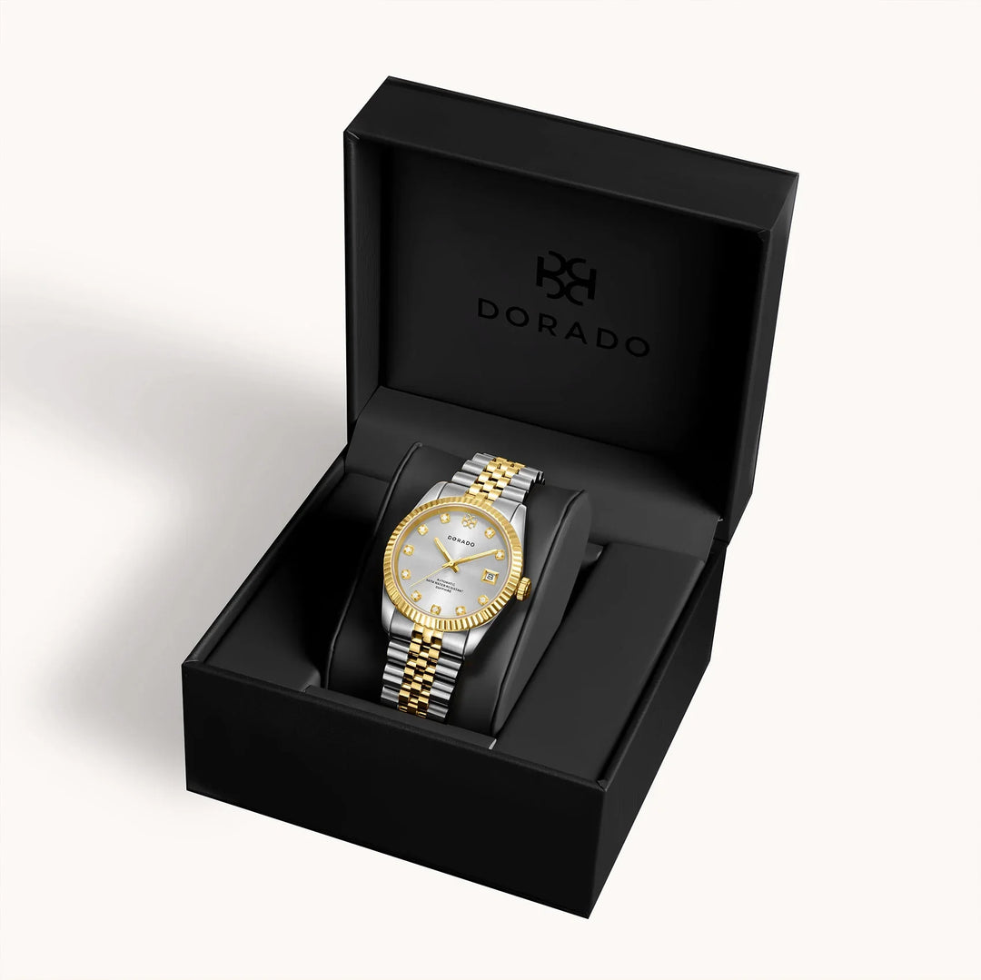 DORADO Two Tone Timeless Watch - Silver