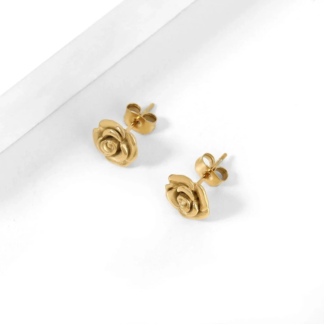 Rose Stud Earrings | Earrings by DORADO