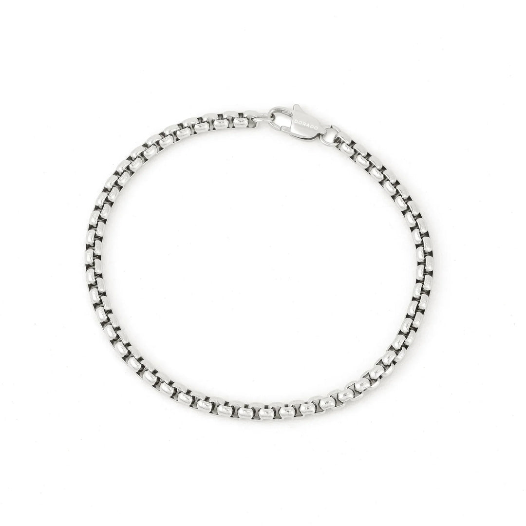 Mens Box Chain Bracelet - 4mm